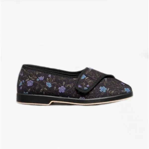GBS WILMA Womens Slippers Black