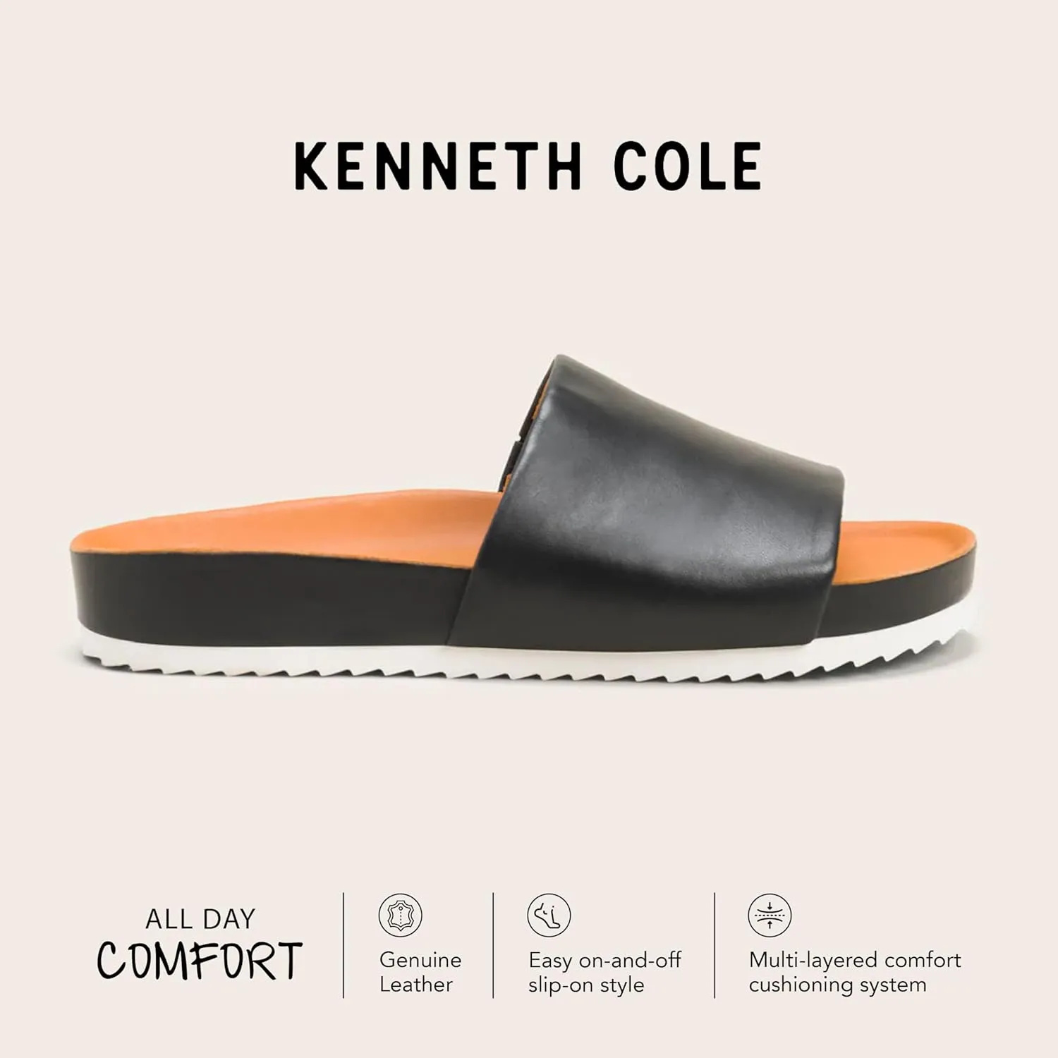 Gentle Souls by Kenneth Cole Men's Montauk One Band Slipper