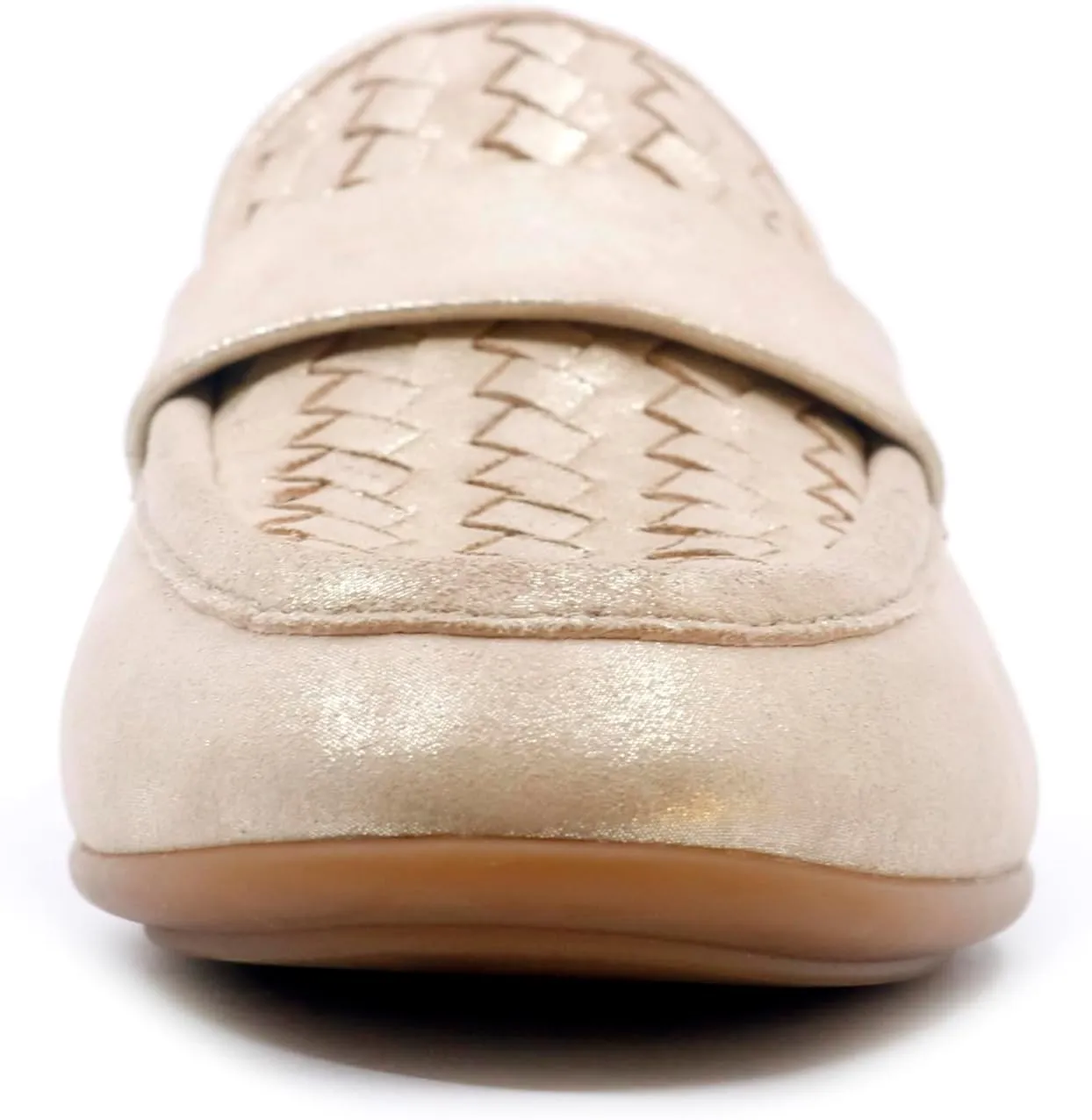 Gentle Souls by Kenneth Cole Women's Crew Woven Ballet Flat
