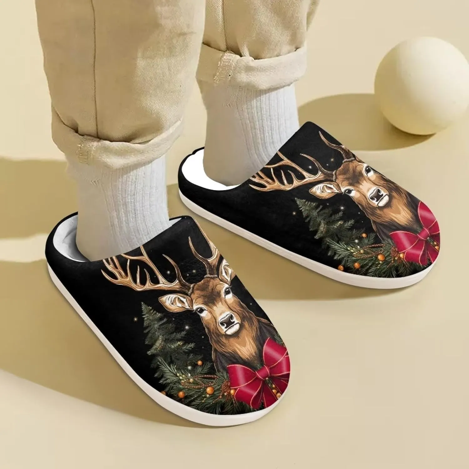 Girls Boys House Slippers US 9-US 14.9 Warm Plush Slippers House Bedroom Shoes Cozy Kids Shoes