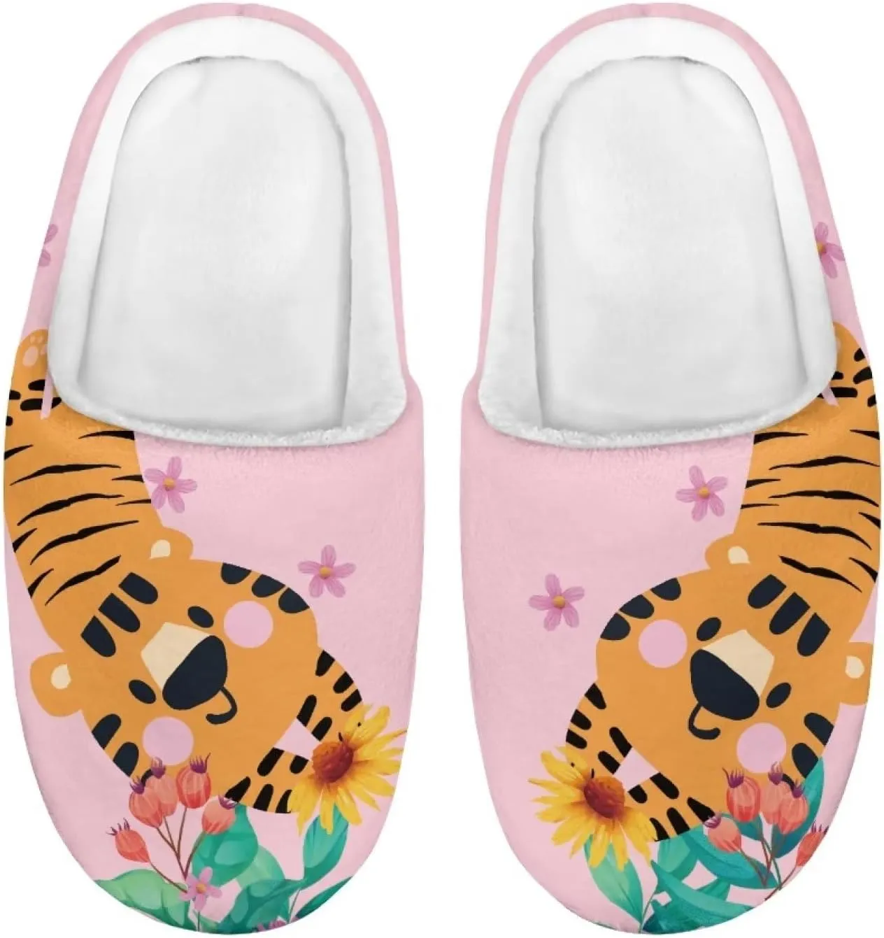Girls Boys House Slippers US 9-US 14.9 Warm Plush Slippers House Bedroom Shoes Cozy Kids Shoes
