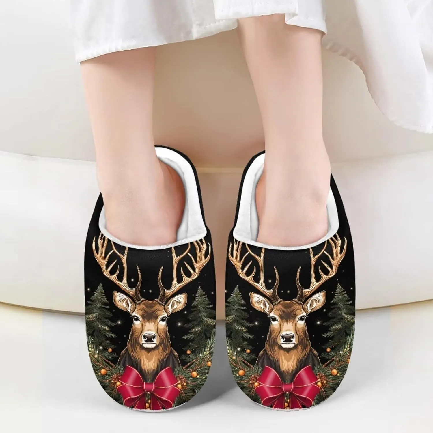Girls Boys House Slippers US 9-US 14.9 Warm Plush Slippers House Bedroom Shoes Cozy Kids Shoes