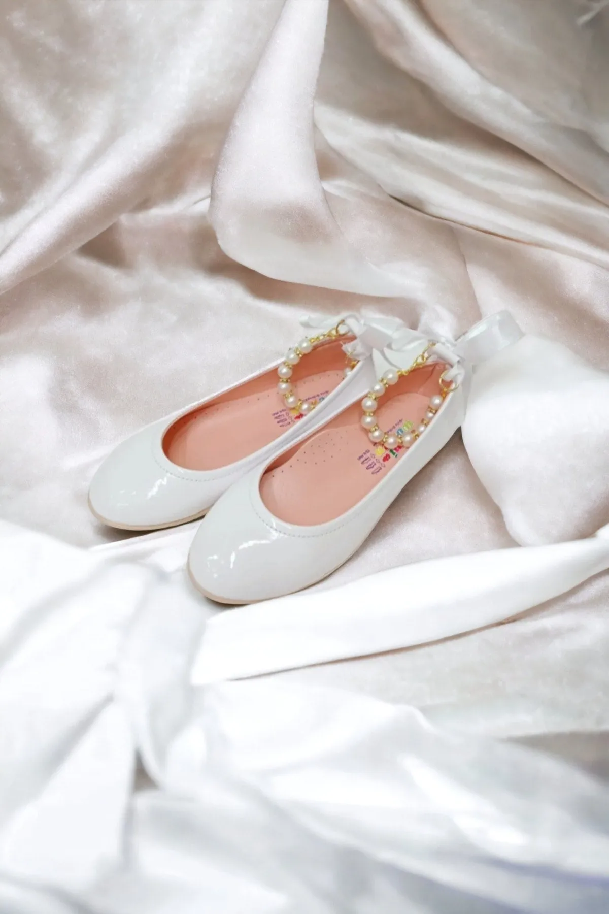 Girl's Pearl Orthopedic Flats