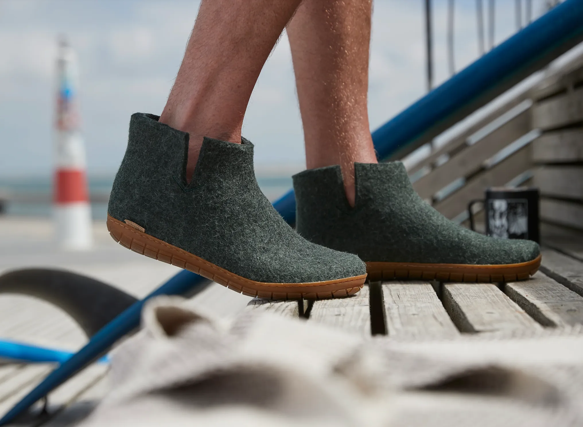Glerups The Boot Forest - Honey Rubber Sole