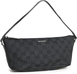 Gucci Women's Pre-Loved Boat Pochette, Gg Canvas