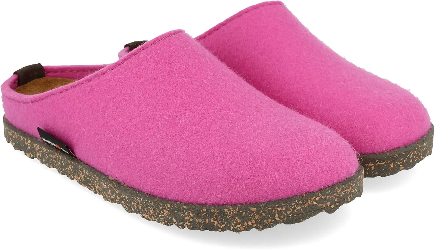 HAFLINGER Unisex Manhattan Warm Breathable Wool Slippers with Removable Footbed & Slip-Resistant Sole | Indoor & Outdoor Wear