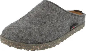 HAFLINGER Unisex Manhattan Warm Breathable Wool Slippers with Removable Footbed & Slip-Resistant Sole | Indoor & Outdoor Wear