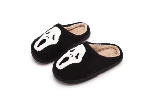 Halloween Screaming Face House Slippers | Large