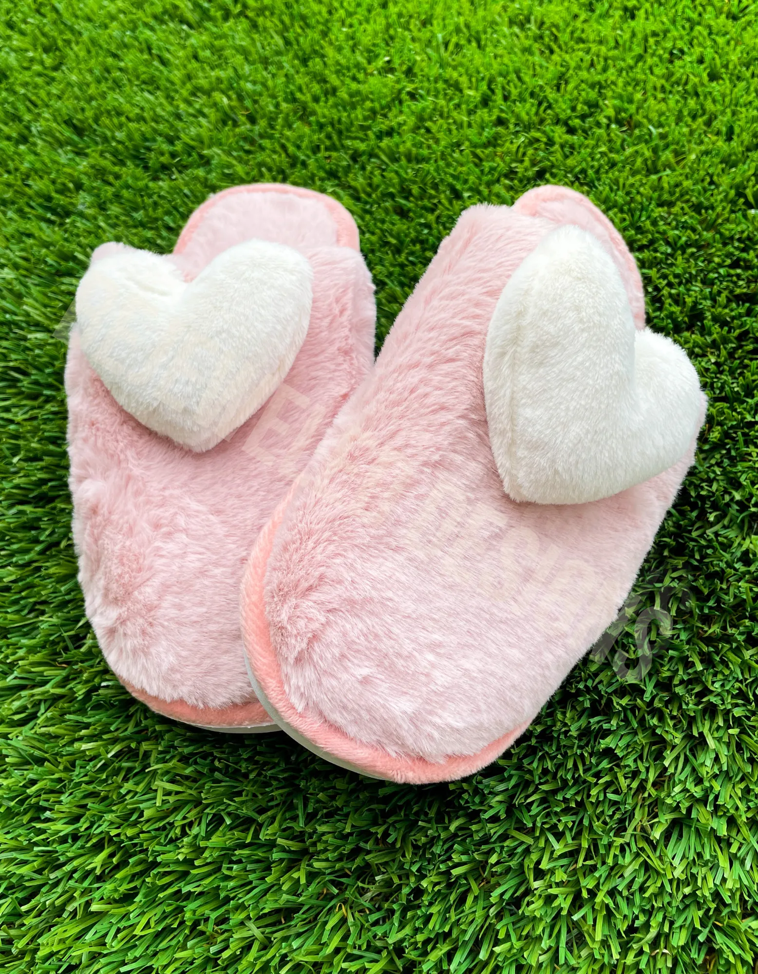Heart Plush Slippers