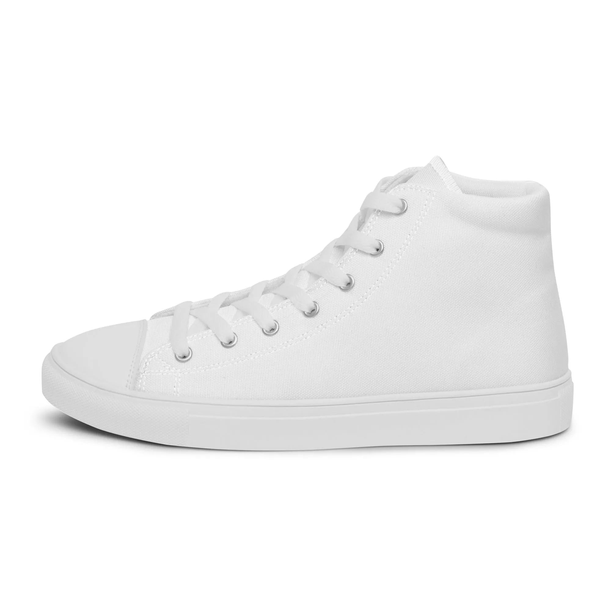 High top canvas shoes