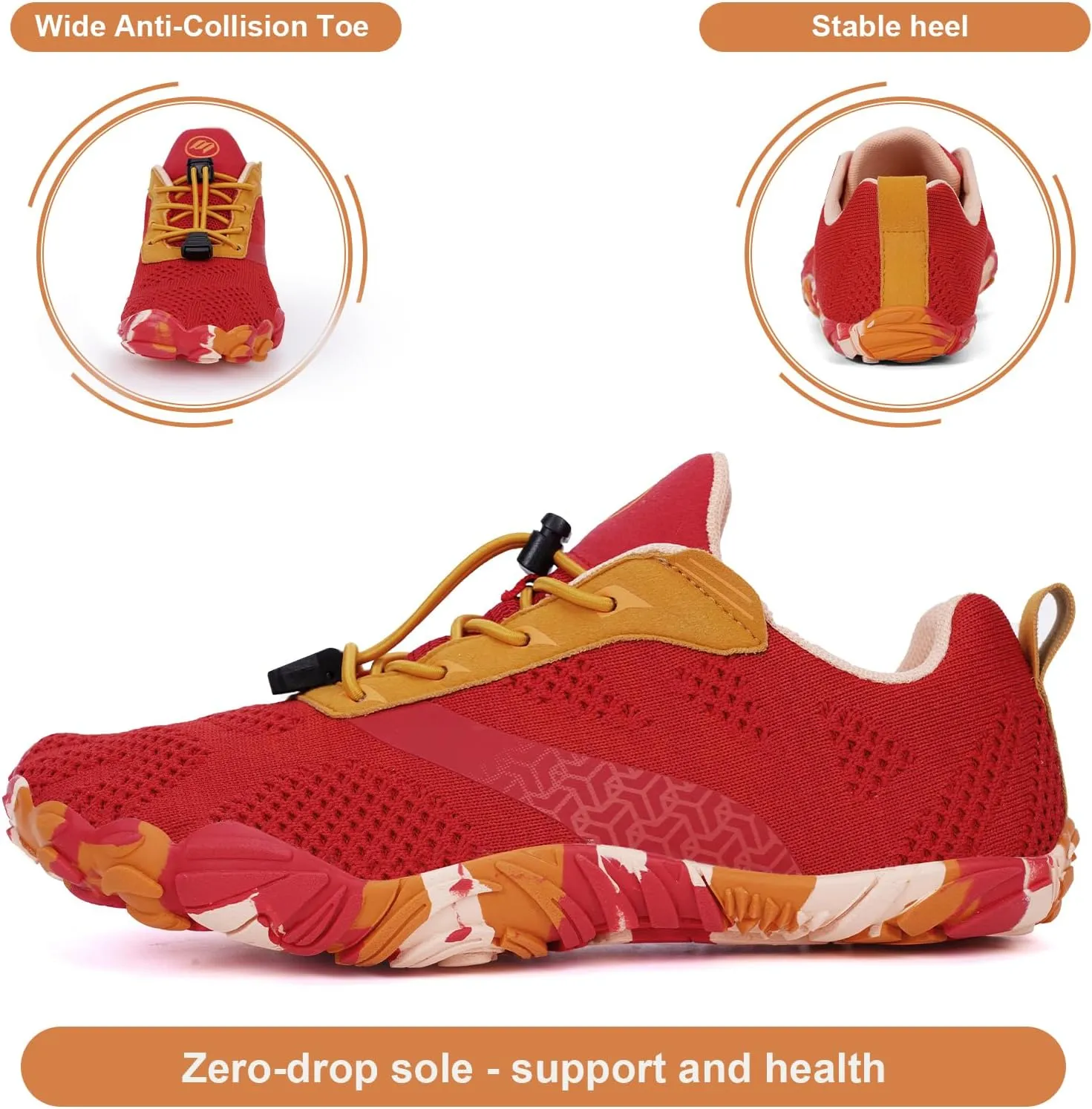 Hike Barefoot Shoes Women Men Non-Slip Healthy Barefoot Shoes Womens Mens Breathable Fashion Trail Rnning Hiking Shoe Womens Mens Wide Toe Zero Drop Shoe