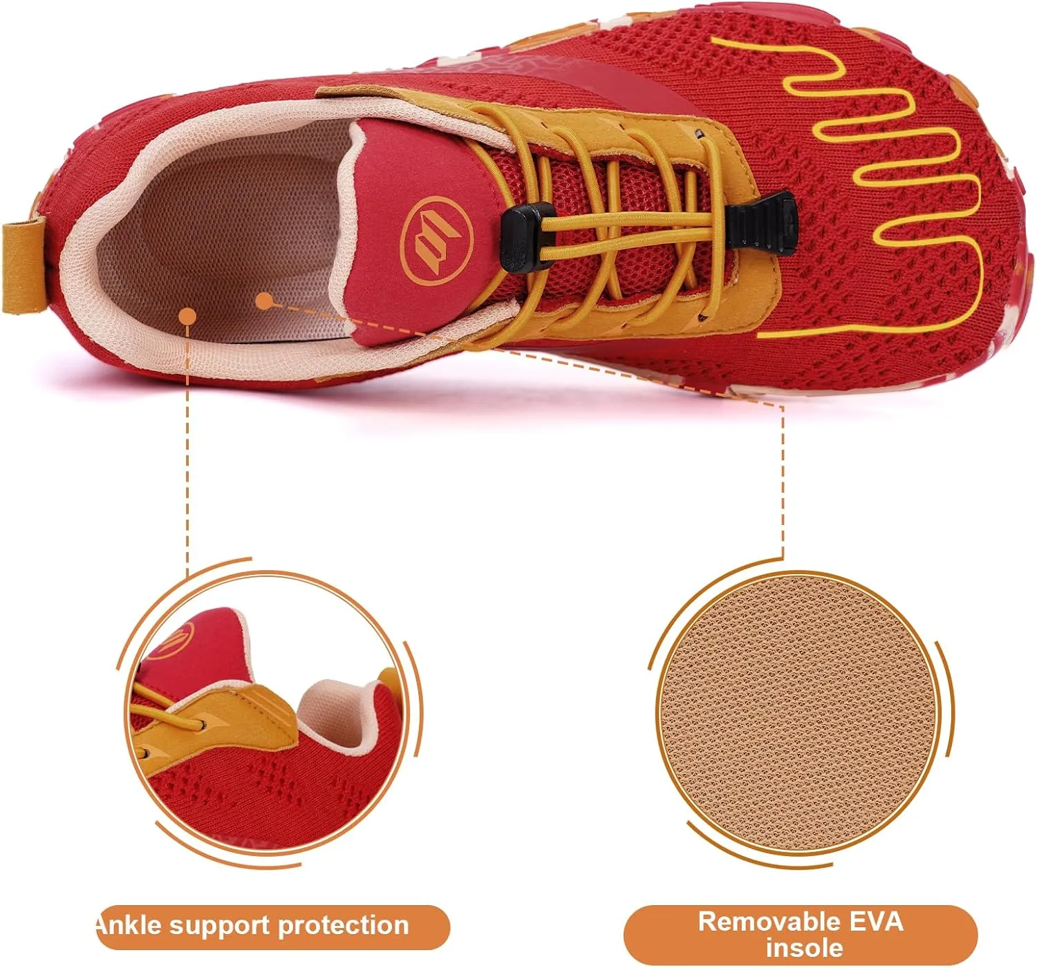 Hike Barefoot Shoes Women Men Non-Slip Healthy Barefoot Shoes Womens Mens Breathable Fashion Trail Rnning Hiking Shoe Womens Mens Wide Toe Zero Drop Shoe