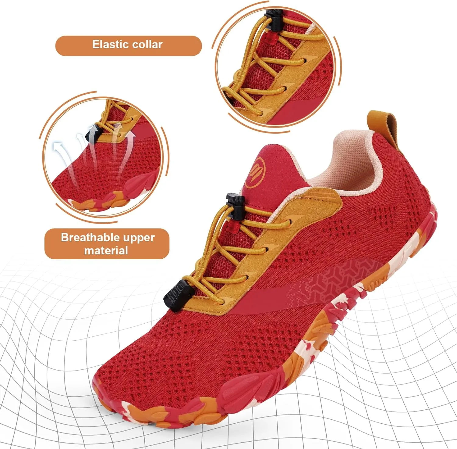 Hike Barefoot Shoes Women Men Non-Slip Healthy Barefoot Shoes Womens Mens Breathable Fashion Trail Rnning Hiking Shoe Womens Mens Wide Toe Zero Drop Shoe