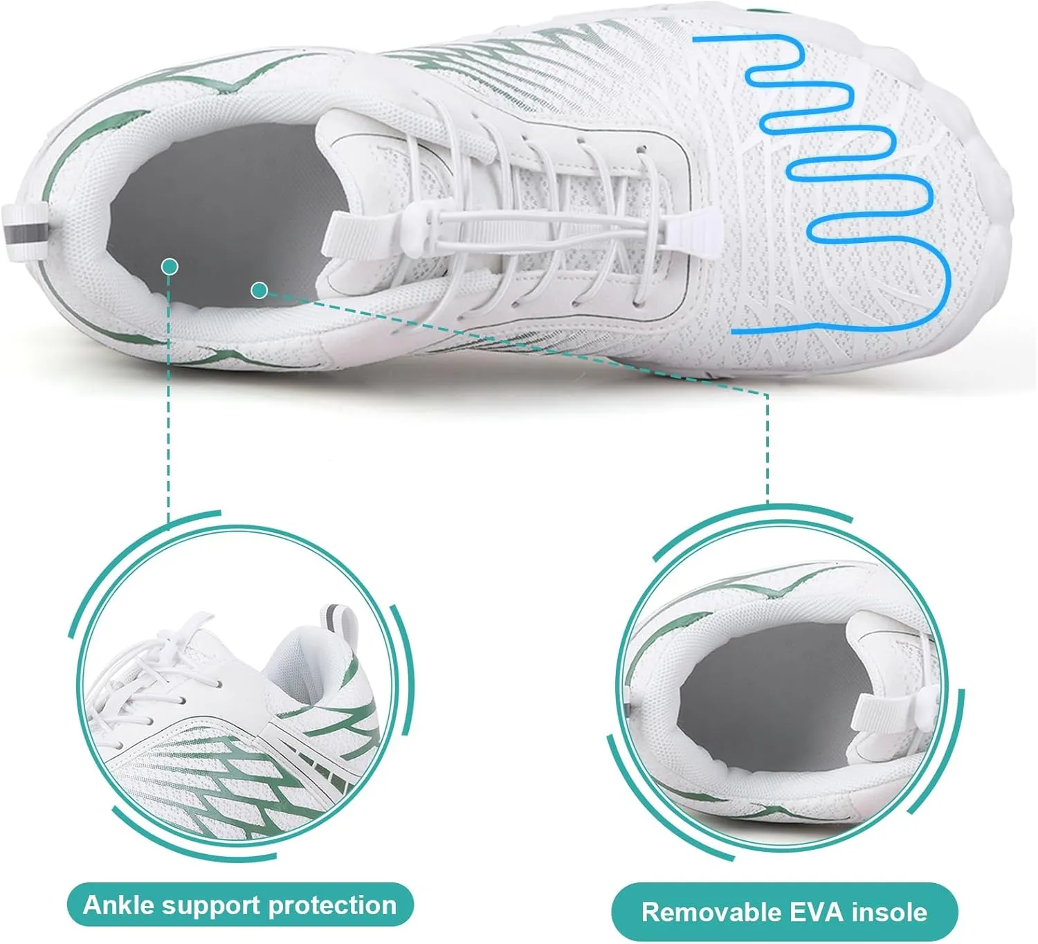 Hike Barefoot Shoes Women Men Non-Slip Healthy Barefoot Shoes Womens Mens Breathable Fashion Trail Rnning Hiking Shoe Womens Mens Wide Toe Zero Drop Shoe