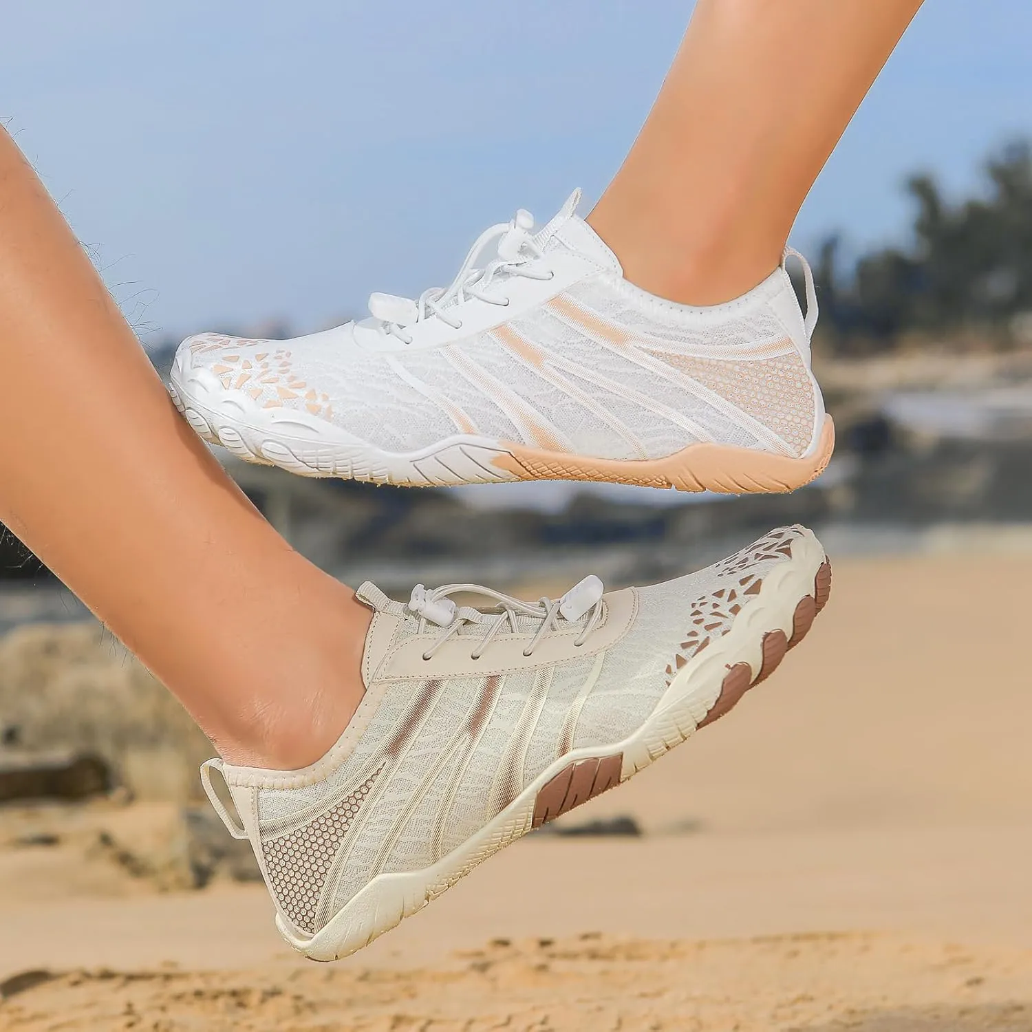 Hike Barefoot Shoes Women,2025 New Hiking Barefoot Shoes for Women Men , Breathable & Non-Slip Athletic Footwear, comfortable breathable zero-drop trail running shoes, Water Shoes Women Men ，quick-drying non-slip wide-toe box water shoes
