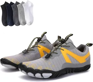 Hiking Womens Men, Pro Barefoot Shoes with Wide Toe Box, Healthy and Non-Slip Breathable Barefoot Shoes