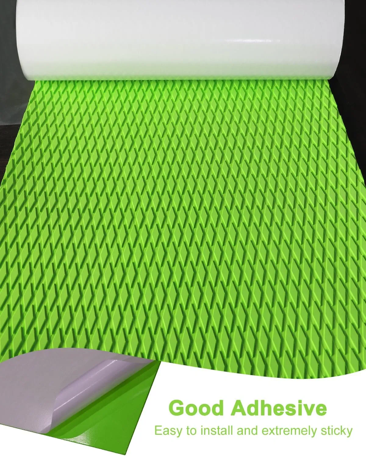 Hjdeck Universal Sufboard Pad EVA Foam Boat Flooring Decking Sheet Self-Adhesive Non-Slip Deck Grip Mat Marine Carpet for Yacht Boat Kayak Decking Golf Cart Fishing Boat RV Surfing Traction Pad