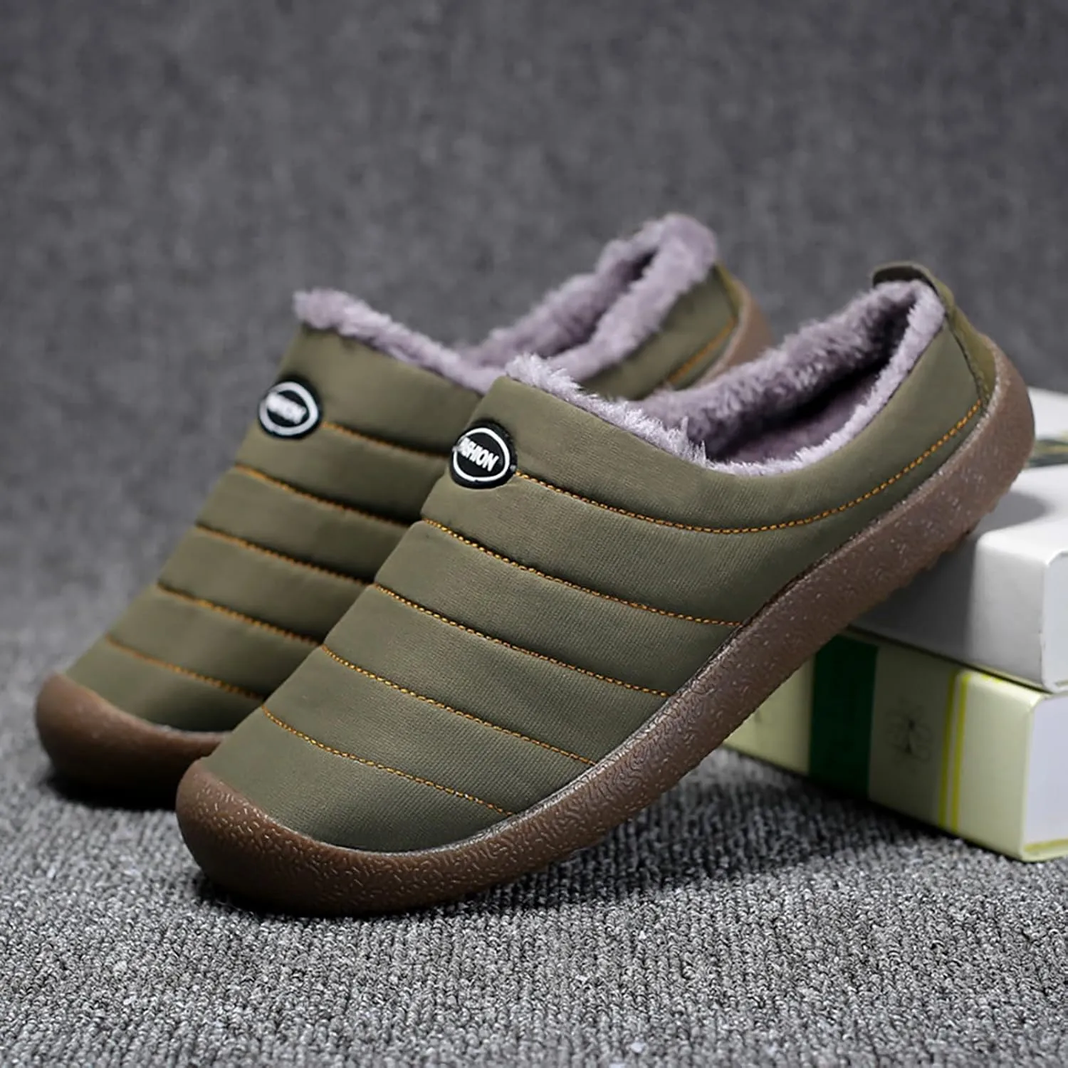 House Slippers for Men Women Lightweight Sort Slip On Slipper Casual Bedroom Slippers for Men Indoor Outdoor
