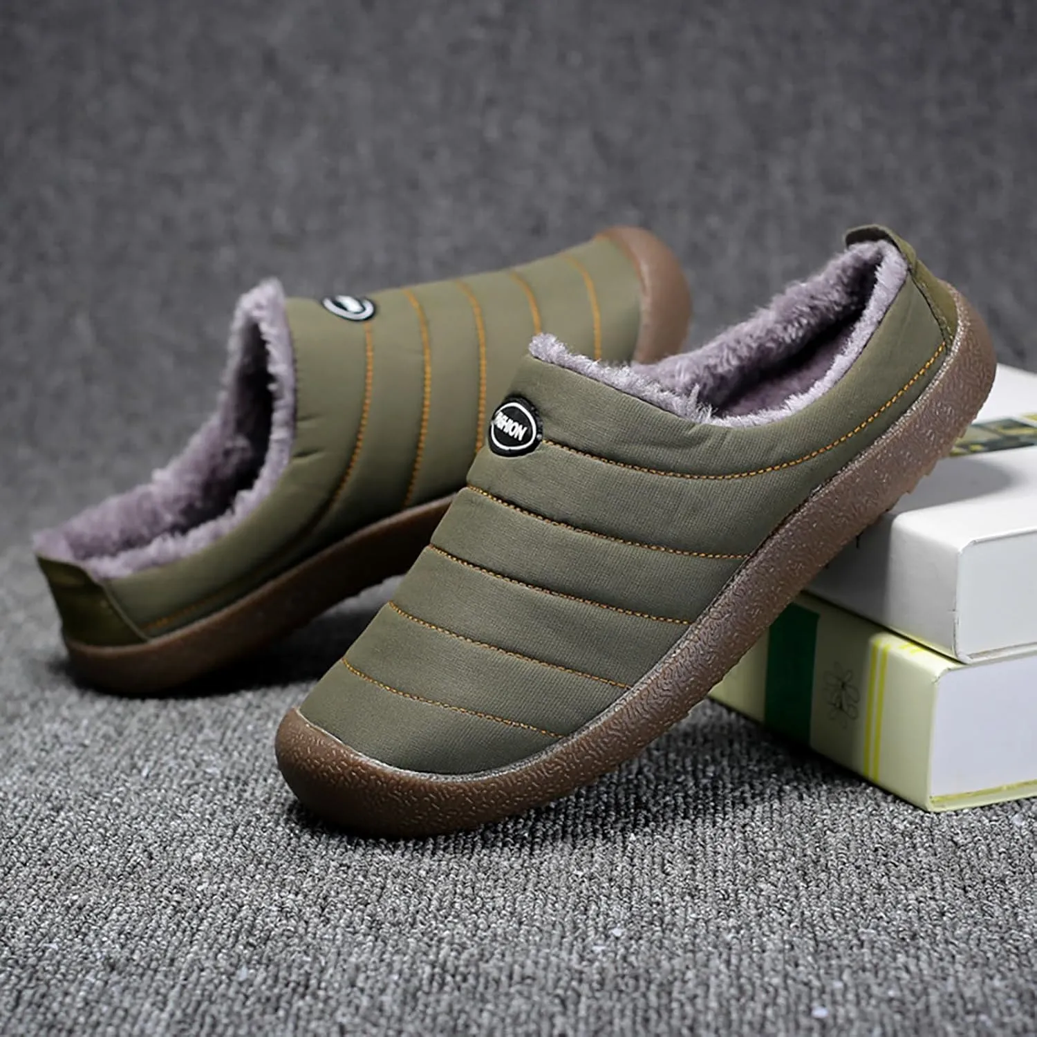 House Slippers for Men Women Lightweight Sort Slip On Slipper Casual Bedroom Slippers for Men Indoor Outdoor