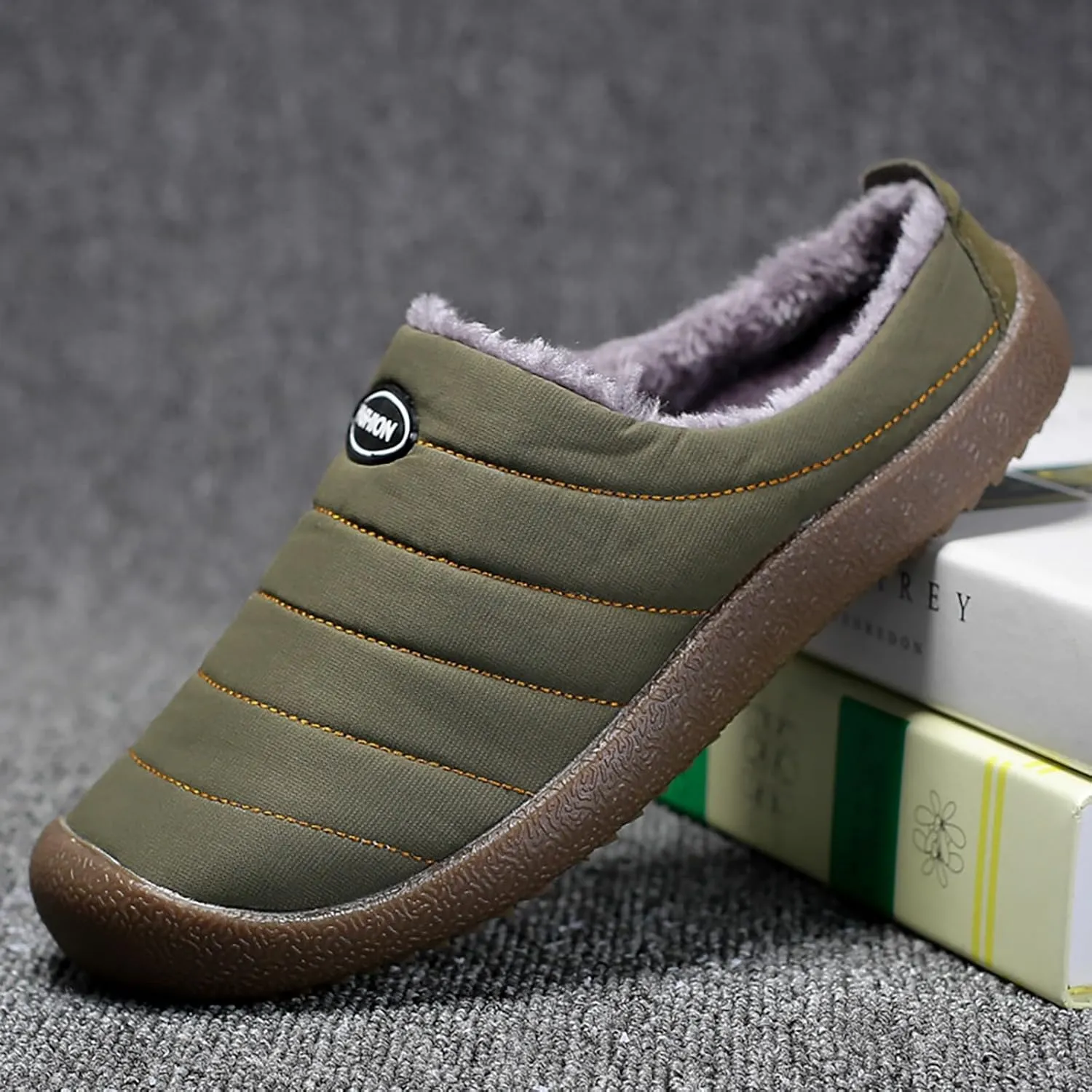 House Slippers for Men Women Lightweight Sort Slip On Slipper Casual Bedroom Slippers for Men Indoor Outdoor