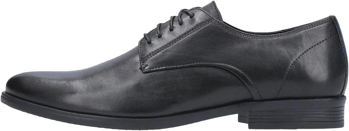 Hush Puppies Mens Oscar Clean Toe Lace Up Shoe Black Size UK 9 EU 43