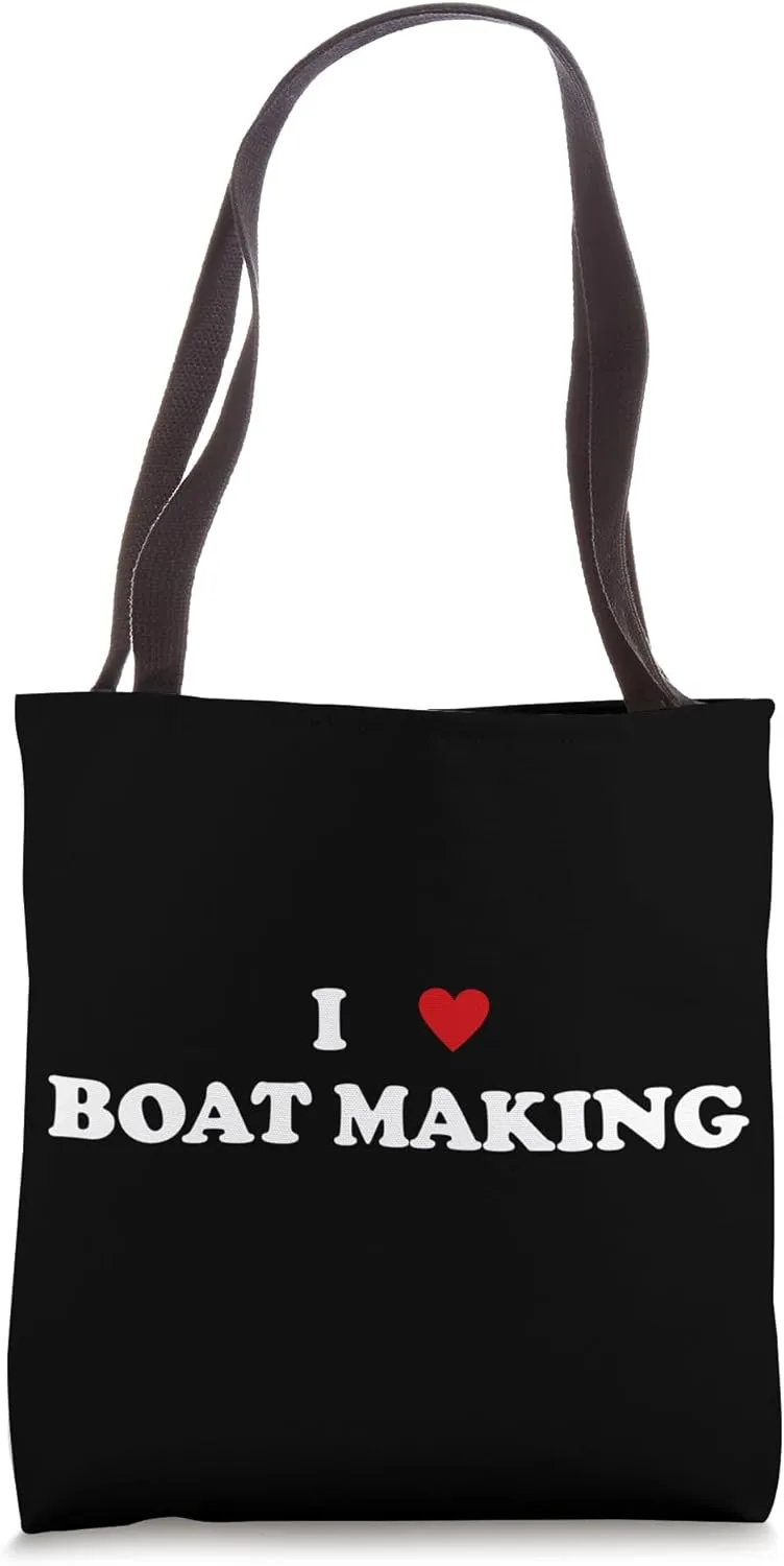I Heart Boat Builder Shipwright - I Love Boat Making Tote Bag