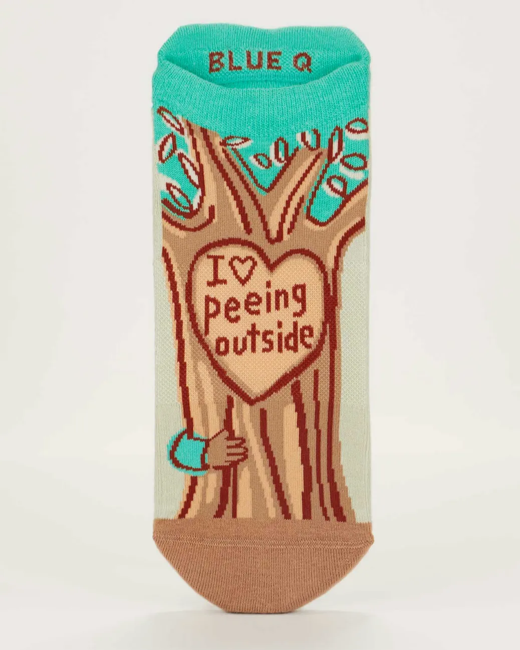I Heart Peeing Outside Socks S/M