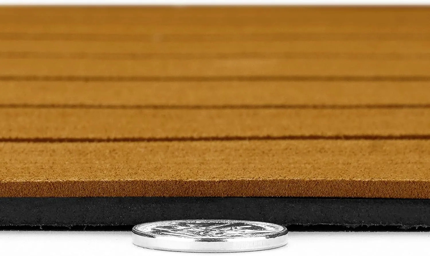 ICOOP Boat Flooring EVA Foam Boat Decking Sheet Brown Sea Deck Self Adhesive Marine Carpet Waterproof 47.2x15.8/47.2X 94.5 Peel and Stick Vinyl Flooring for Boats Hydro Turf Jon Non Slip Floor Mats