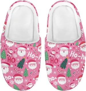 Indoor Home Slippers Kids Toddler Christmas Cozy Slippers Non-Slip Plush Slippers Boys Girls Winter