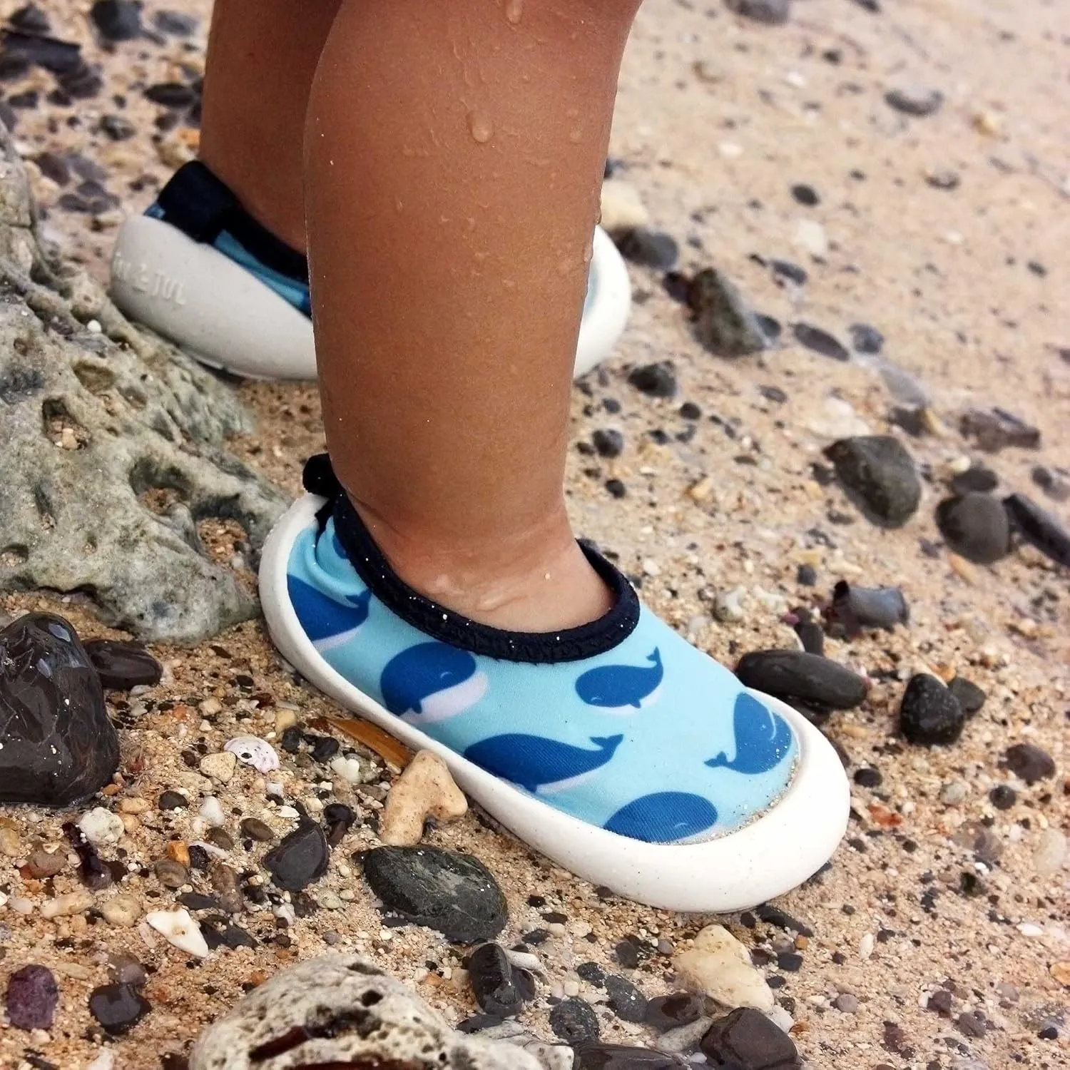 JAN & JUL Quick-Dry Water Shoes for Baby & Toddler with Flexible Soles