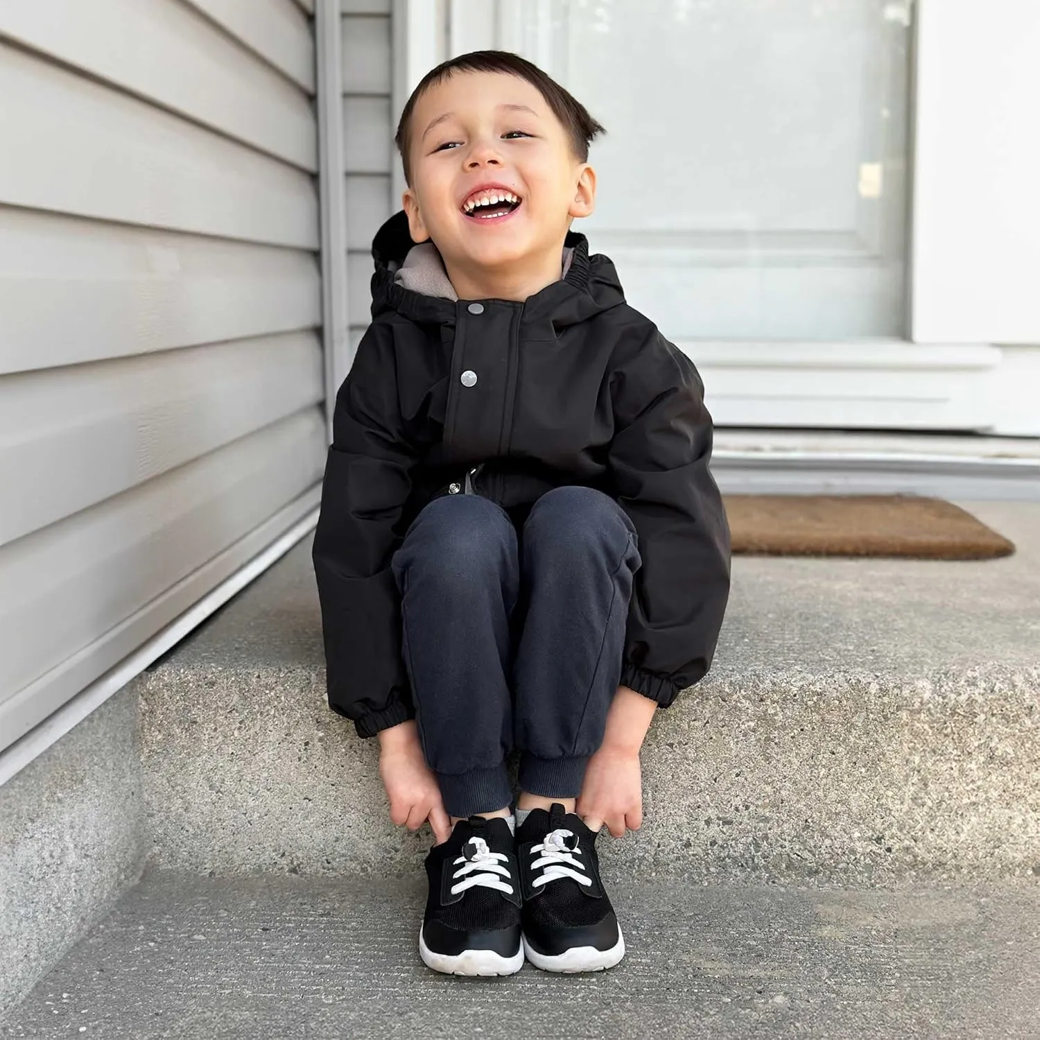JAN & JUL Waterproof Shoes for Kids, Toddleers' Breathable Sneakers