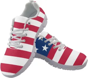 Jeiento Womens Mens Trainers Sports Running Shoes Causal Travel Walking Shoe Lace-up Breathable,Solid Color