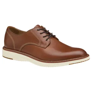 Johnston & Murphy Upton Plain Toe Tan Full Grain Leather Shoe (Men's)