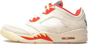 Jordan Men's Air Jordan 5 Retro Low CNY Sail/Opti Yellow/Pearl Shoe - Size 7.5