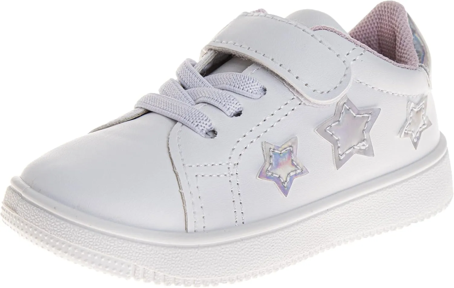 Josmo Kids Casual Sneaker for Girls and Boys - Lightweight Strap Closure Lace Up Shoes Tennis Running Athletic Sneakers (Sizes 5-10 Toddlers)