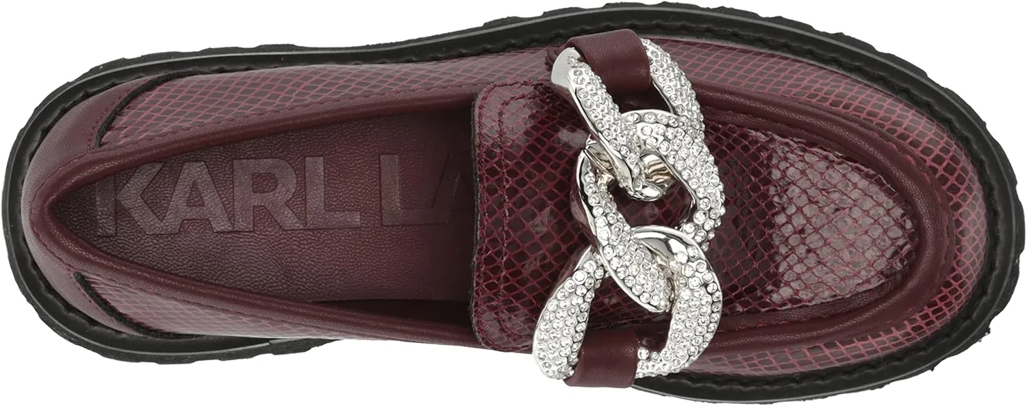 KARL LAGERFELD womens Giana Embellished Loafer