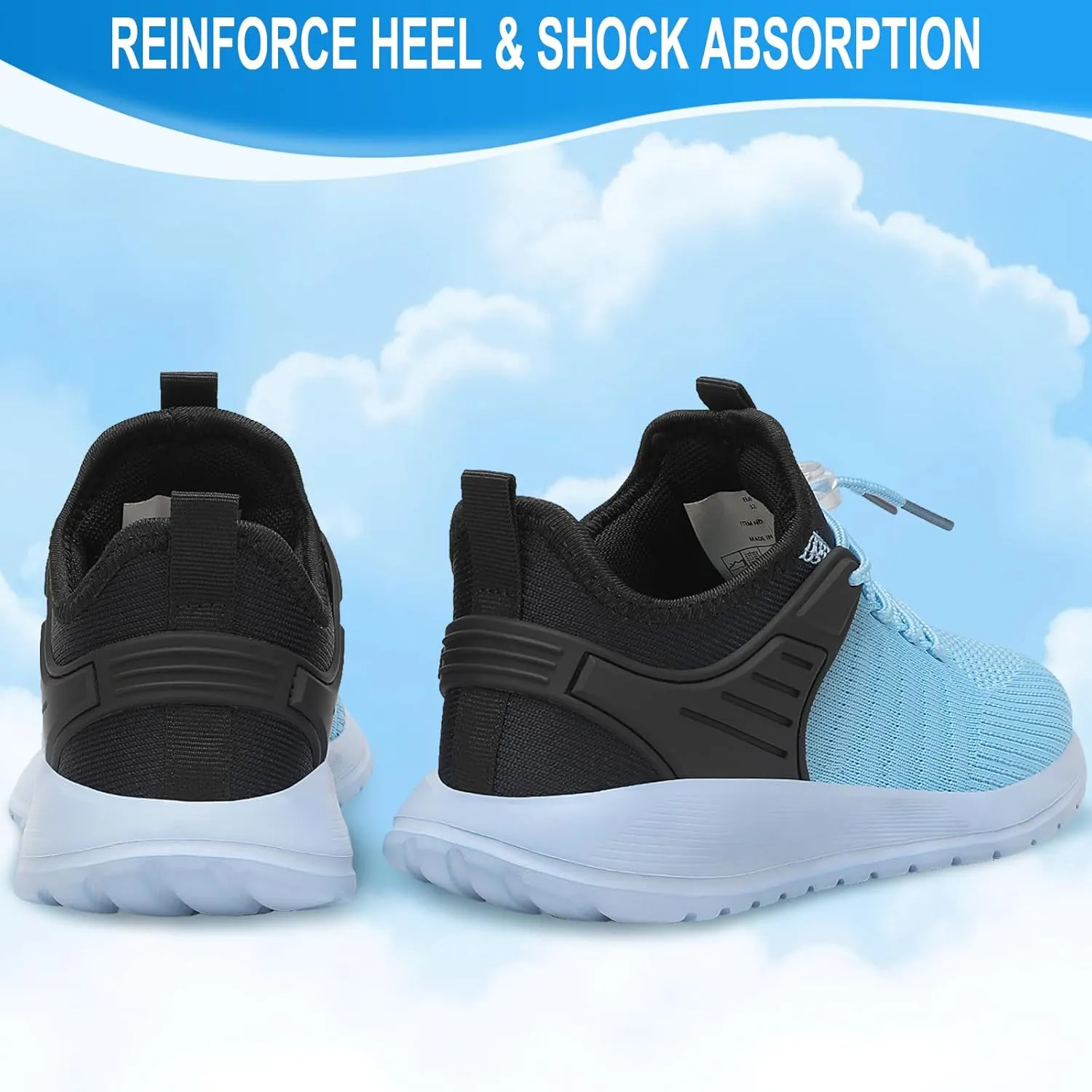 KESCOO Boys Girls Sneakers Kids Tennis Shoes Lightweight Breathable Students Sports Athletic Running Shoes for Little/Big Kid