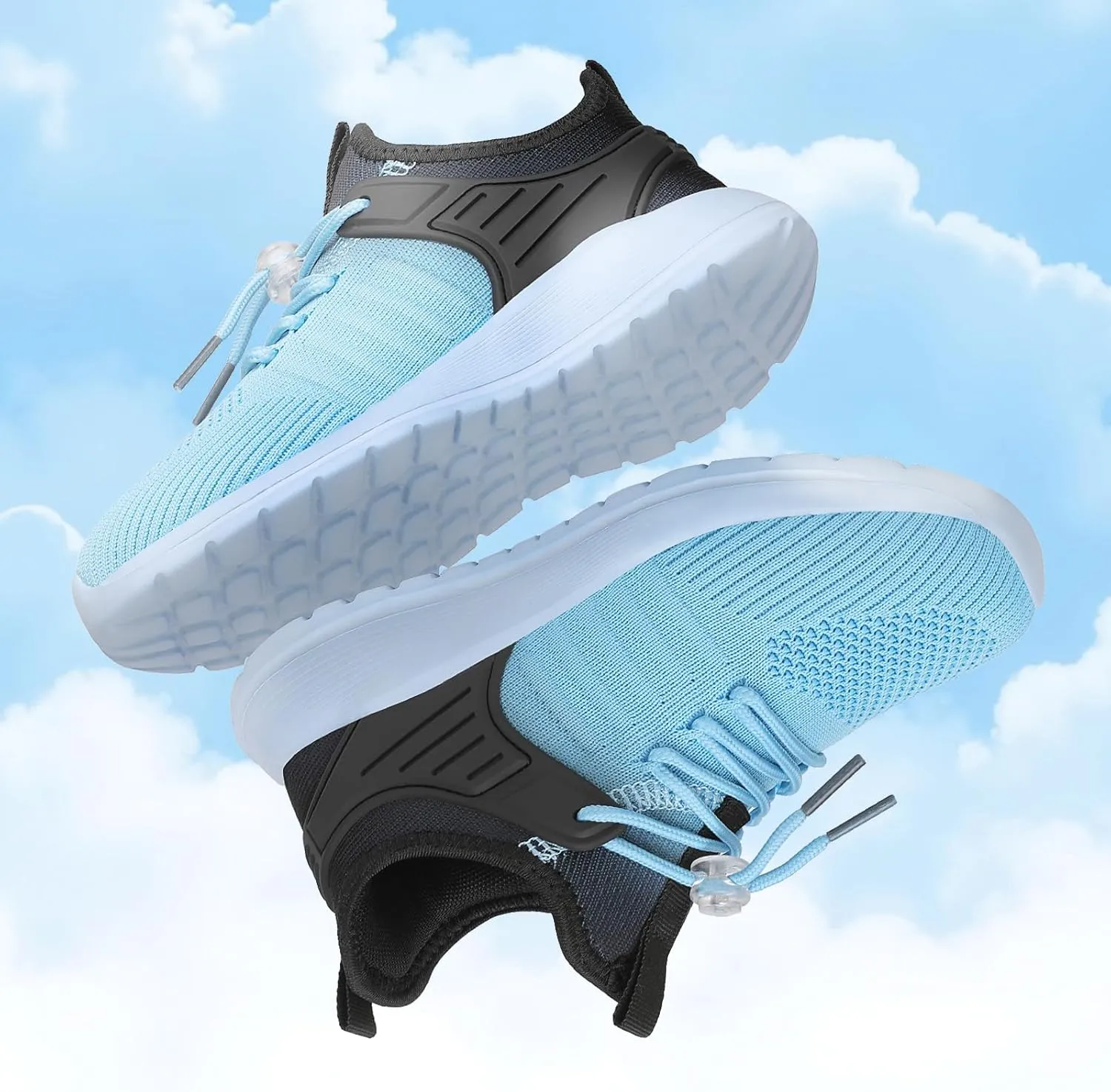 KESCOO Boys Girls Sneakers Kids Tennis Shoes Lightweight Breathable Students Sports Athletic Running Shoes for Little/Big Kid