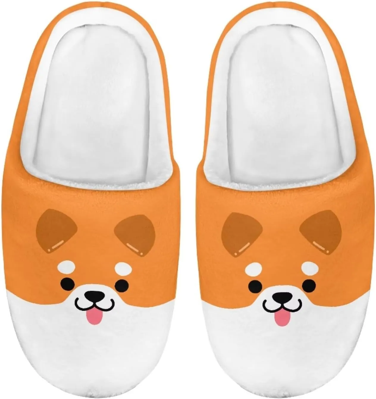 Kids Animal Cotton Slippers Slip-On Cozy Plush Slippers Cozy Anti-Skid Breathable Outdoor Home Slipper for Kids