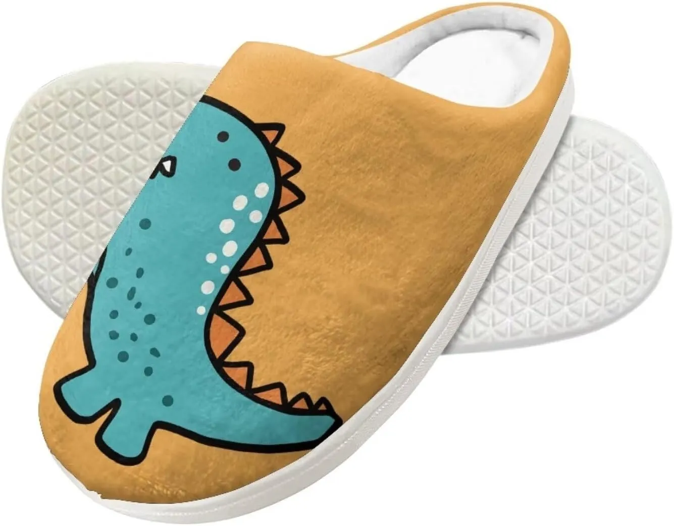 Kids Animal Cotton Slippers Slip-On Fuzzy Home Slippers Cozy Anti-Skid Plush Breathable Outdoor Slipper for Kids