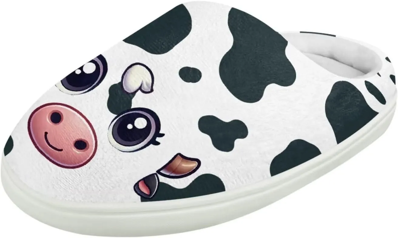 Kids Cotton Slipper Winter Cozy Fluffy Shoes Boys Girls Warm Breathable Fuzzy Anti-Slip House Slippers for Toddler US 9-15