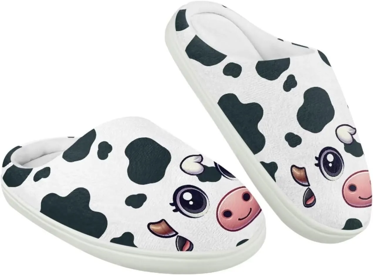 Kids Cotton Slipper Winter Cozy Fluffy Shoes Boys Girls Warm Breathable Fuzzy Anti-Slip House Slippers for Toddler US 9-15