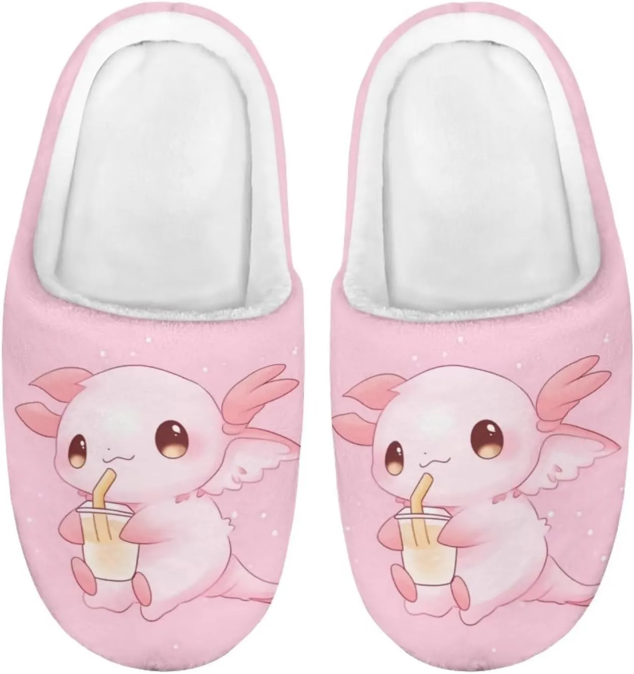 Kids Slippers for Girls Boys - Plush Fuzzy Indoor Shoes
