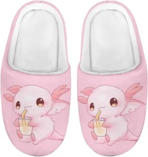 Kids Slippers for Girls Boys - Plush Fuzzy Indoor Shoes
