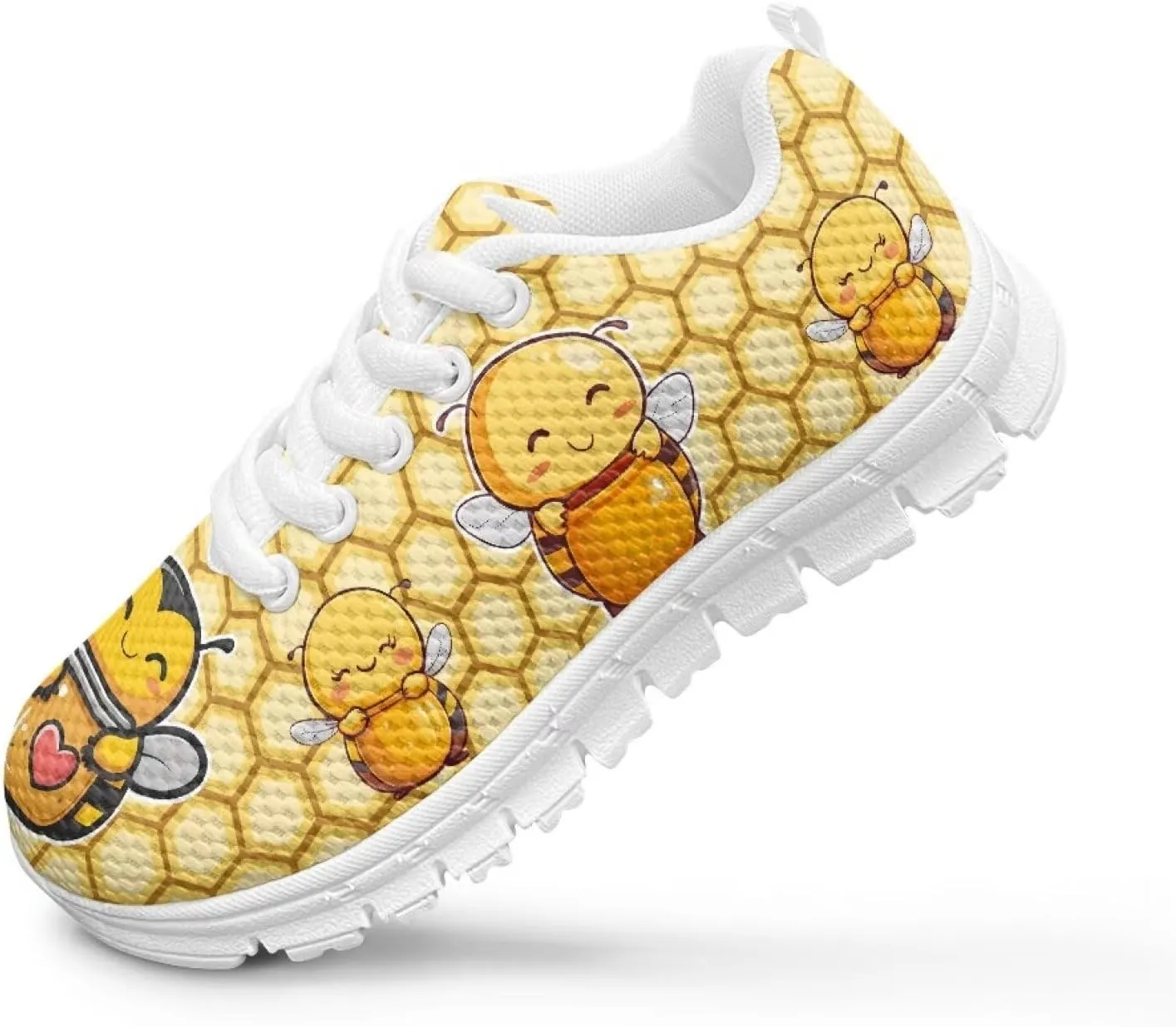 Kids Tennis Shoes Lightweight Athletic Running Shoes Non Slip Breathable Girls Students Sports Sneakers Walking Shoes