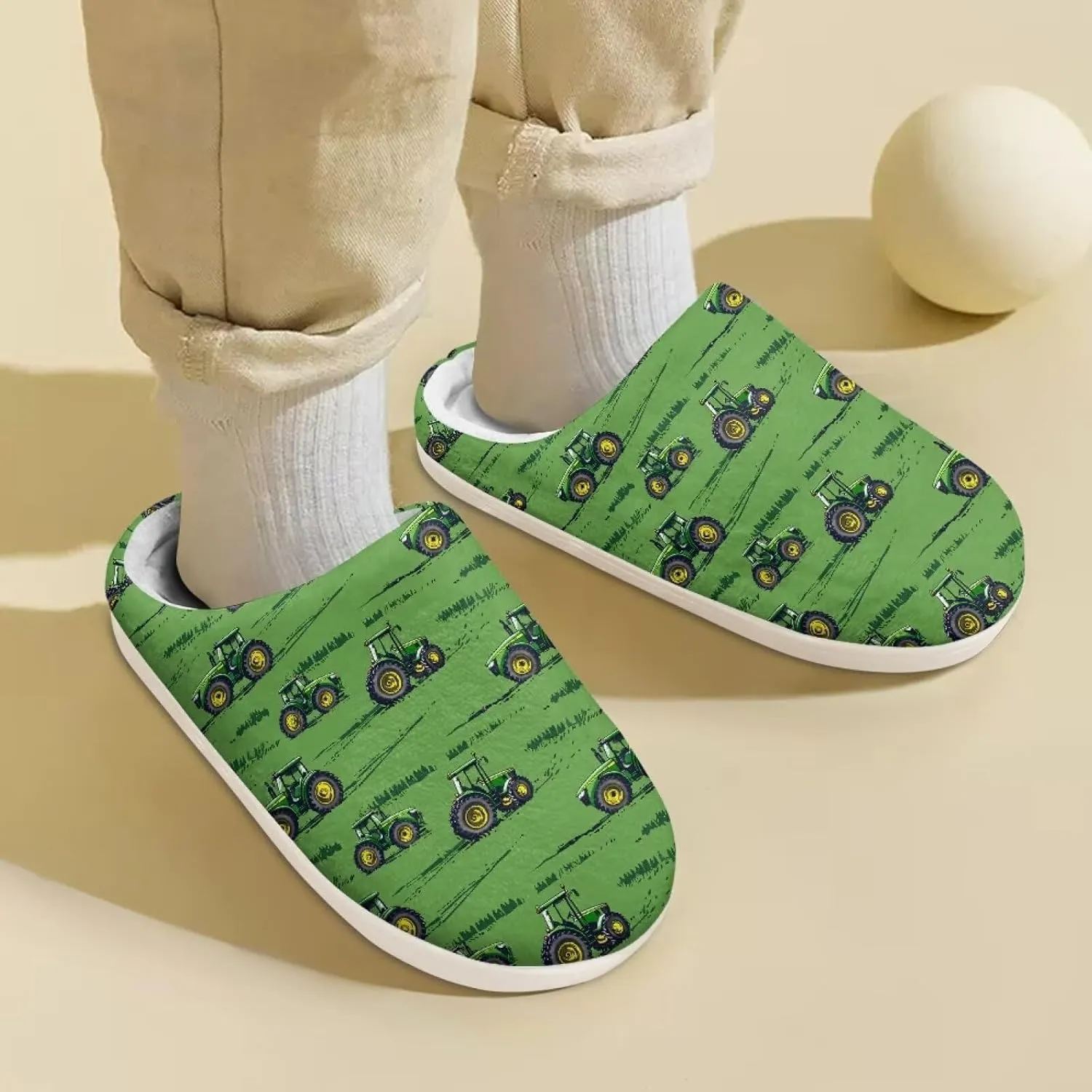 Kids Warm Plush Winter Cotton Slippers Girls Boys House Slipper Slip On Nonslip Indoor Slippers Shoes