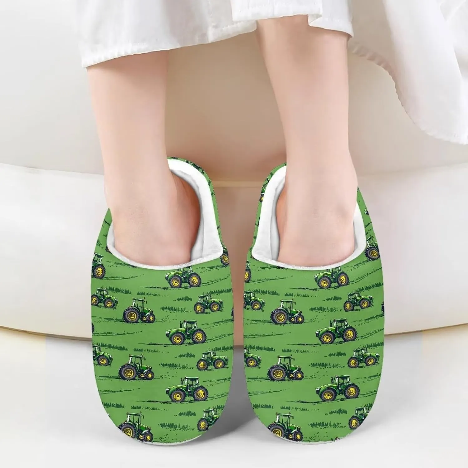 Kids Warm Plush Winter Cotton Slippers Girls Boys House Slipper Slip On Nonslip Indoor Slippers Shoes