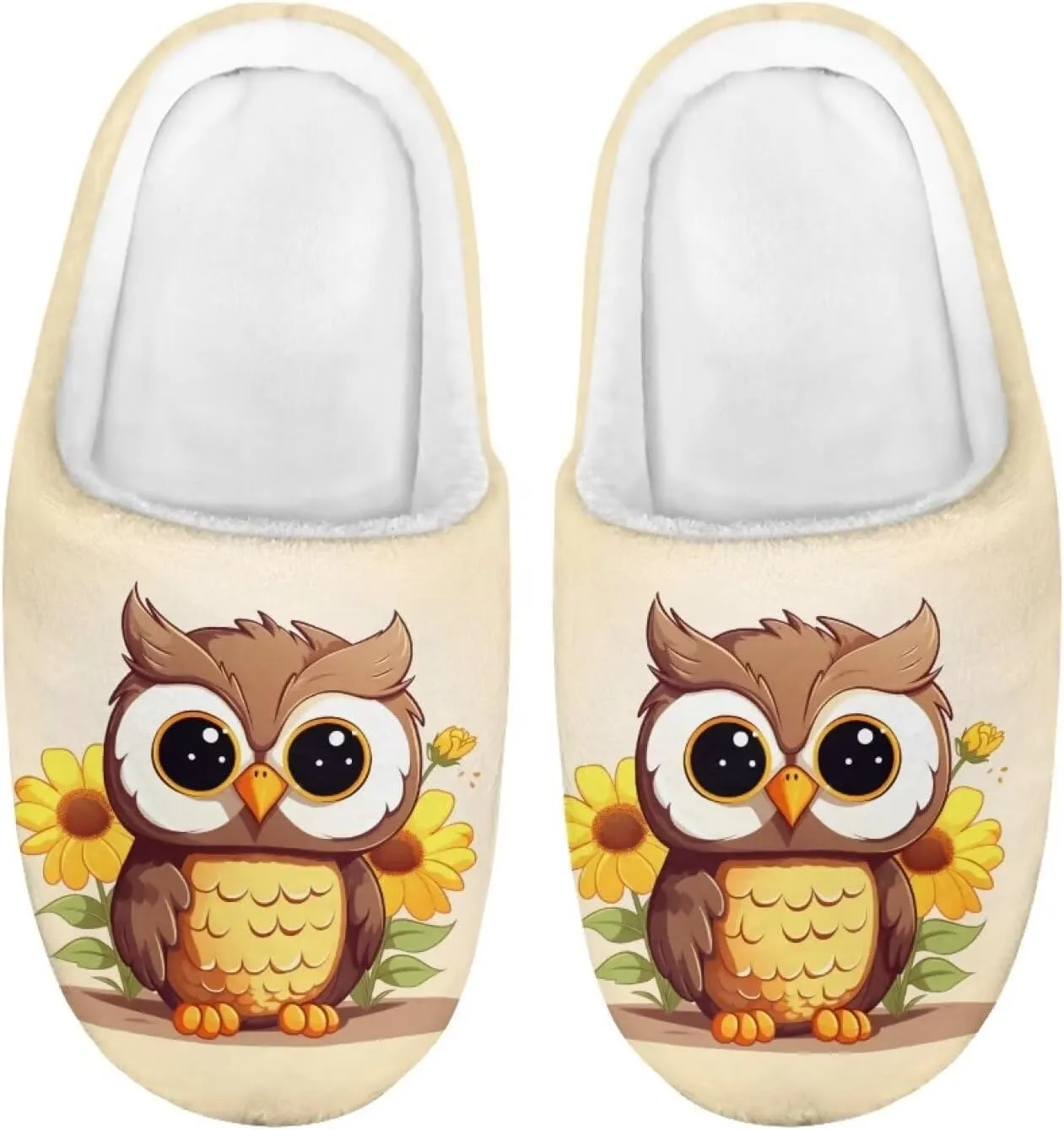 Kids Winter Slippers Bedroom Cute Casual Plush House Slippers Non Slip