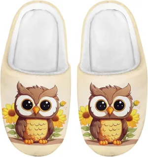 Kids Winter Slippers Bedroom Cute Casual Plush House Slippers Non Slip