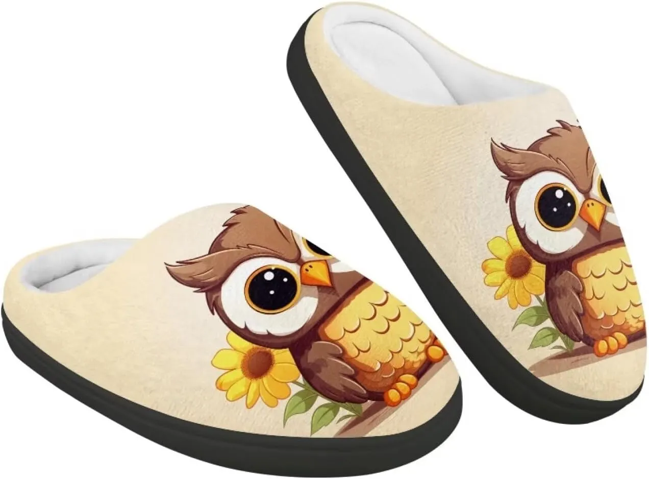Kids Winter Slippers Bedroom Cute Casual Plush House Slippers Non Slip